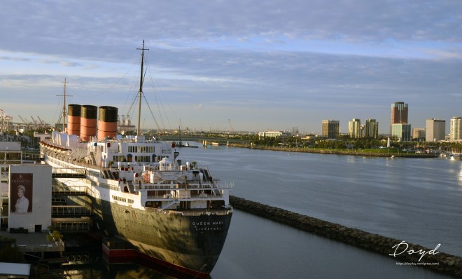 Deck View of Queen Mary from Carnival Inspiration December 2014