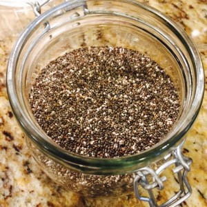 Chia seeds for added fiber